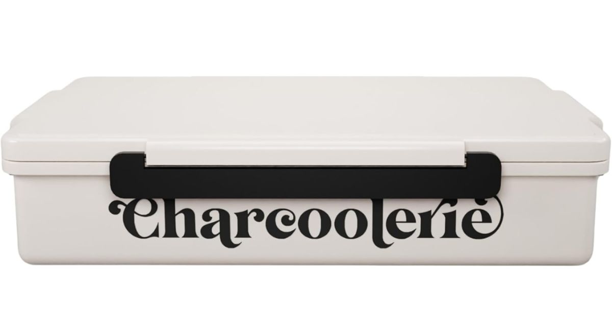 Charcuterie Snackle Box Container with Locking Lid